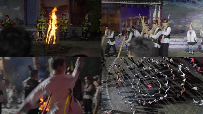 肇兴侗寨晚会表演