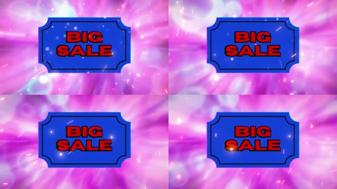 大甩卖，限时销售，折扣优惠，黑色星期五即将到来，最优惠的价格视频摘要，夏季销售，庆典，烟花，低价，粉