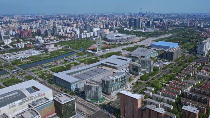北京国家会议中心航拍
