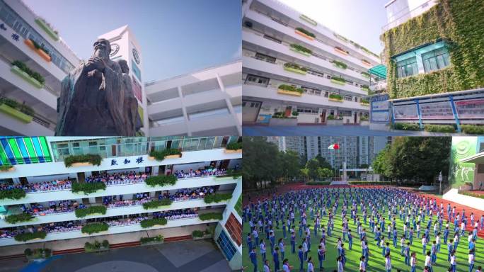 深圳初中校园环境4k