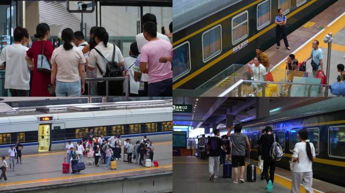 市民乘坐绿皮火车