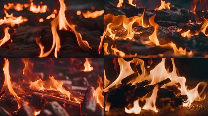火光 火焰 燃烧 战场