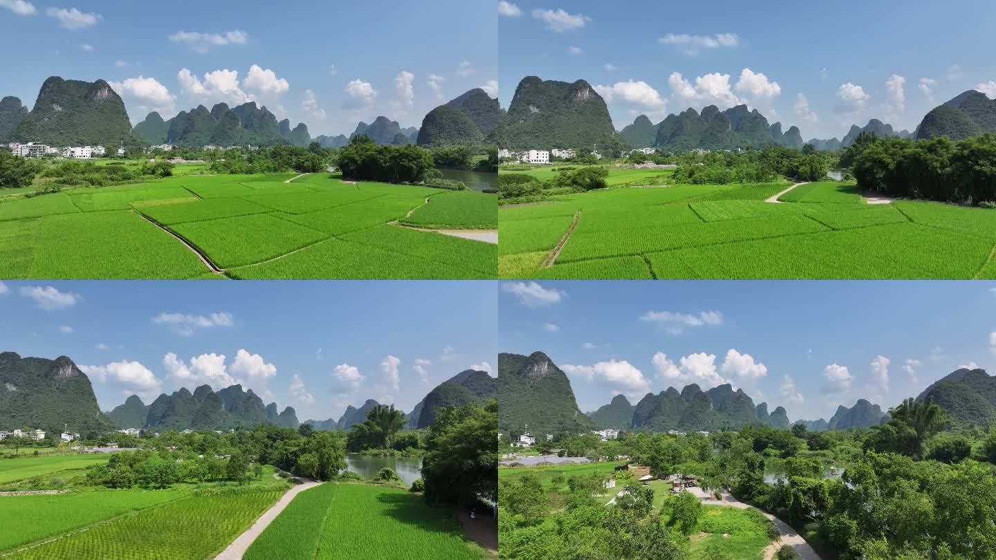 桂林阳朔遇龙河漂流竹筏宣传片