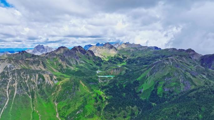 香格里拉高山航拍