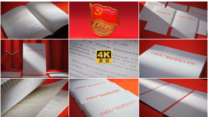 中国共产党纪律处分条例展示