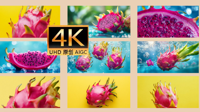 红肉火龙果 夏天水果 海南火龙果