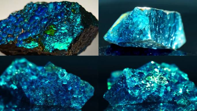 蓝铜矿矿石标本