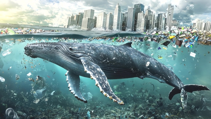 海洋垃圾塑料污染环境污染海洋污染动物保护
