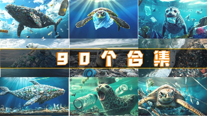 海洋垃圾塑料污染环境污染海洋污染动物保护