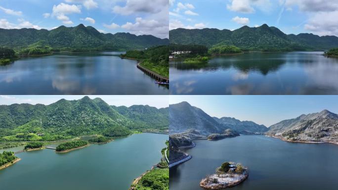 德兴凤凰湖夏冬景航拍