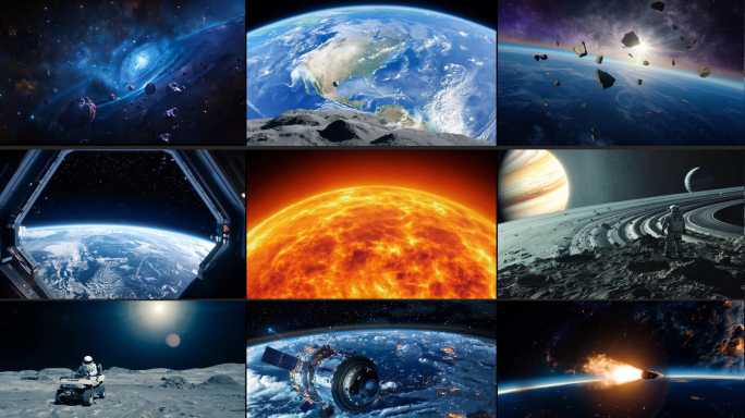【大合集】宇宙大爆炸 宇航员太空探索漫步