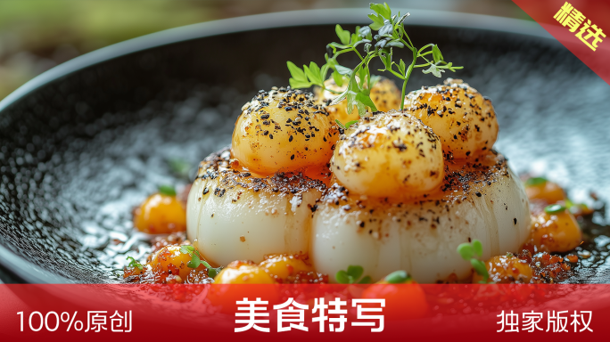米其林餐厅 西餐 美食特写