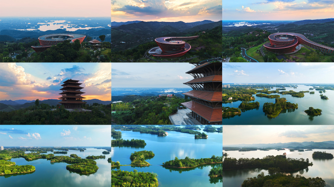 成都龙泉山丹景台三岔湖