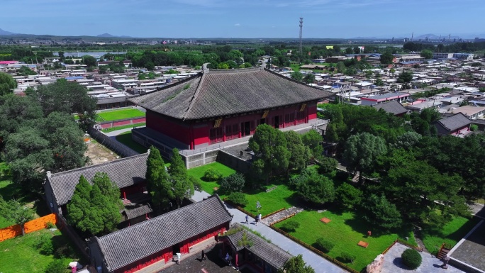 辽宁锦州义县奉国寺辽代古塔古建筑