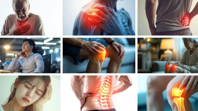 身体疼痛疾病膝盖疼痛头痛腰疼颈椎病心绞痛