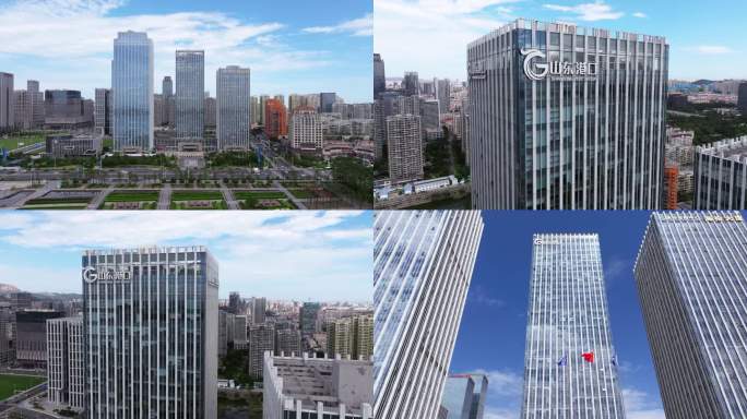 山东港口山东高速多角度航拍