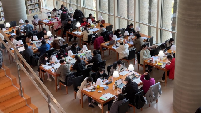 图书馆 图书 书架 看书 浦东图书馆