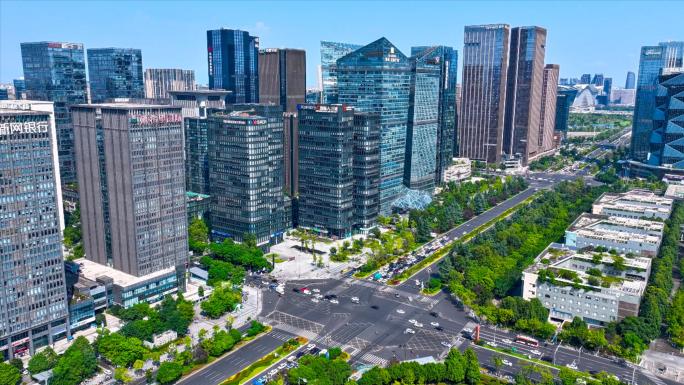 4K成都城市车流延时