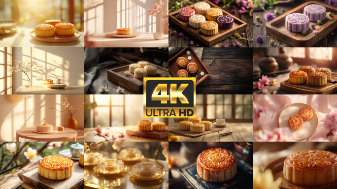 【17组】中秋节月饼合集（广式苏式五仁）
