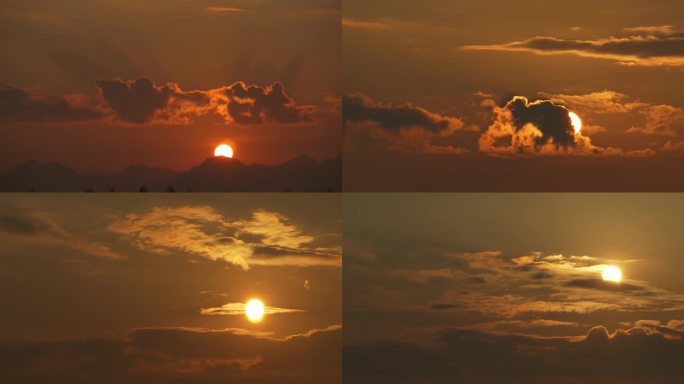 黎明曙光清晨日出阳光旭日朝阳天空云霞朝霞