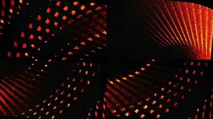 背景环聚点噪声螺旋旋转位移振荡橙