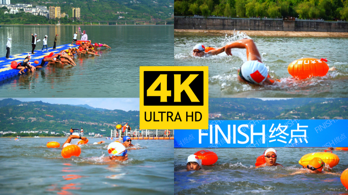 游泳比赛 游泳争夺赛 公开水域游泳