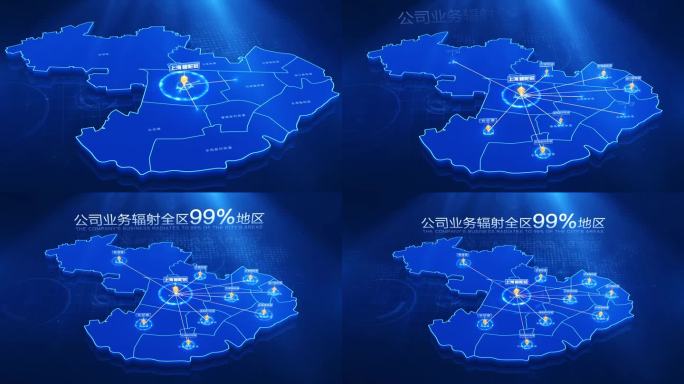 上海市普陀区地图辐射