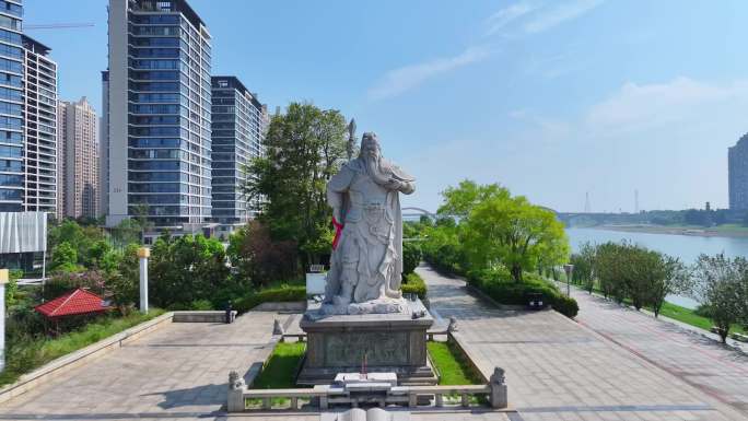 湖南 益阳 古城墙 关公像