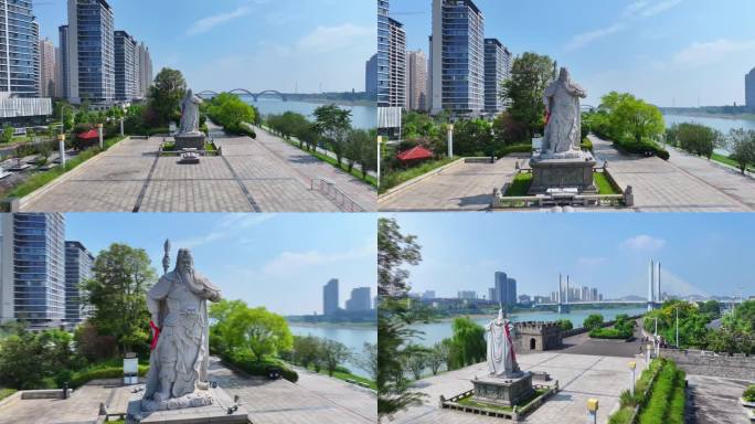 湖南 益阳 古城墙 关公像