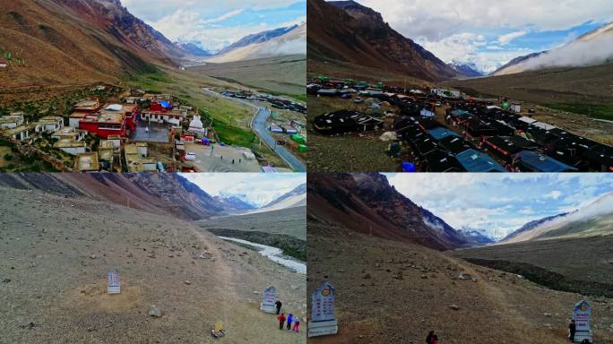 珠峰大本营4K航拍