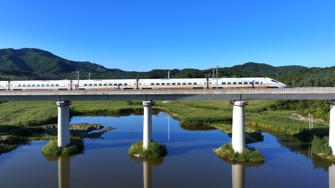 京沪高铁 京广高铁 高铁 动车 航拍高铁