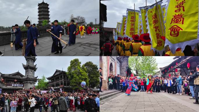 崇州市元通古镇270届春台会