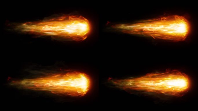 陨石火球拖尾-带通道