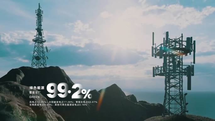 简洁大气文字数据字幕