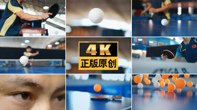 乒乓球运动体育精神竞技奥运会打乒乓球