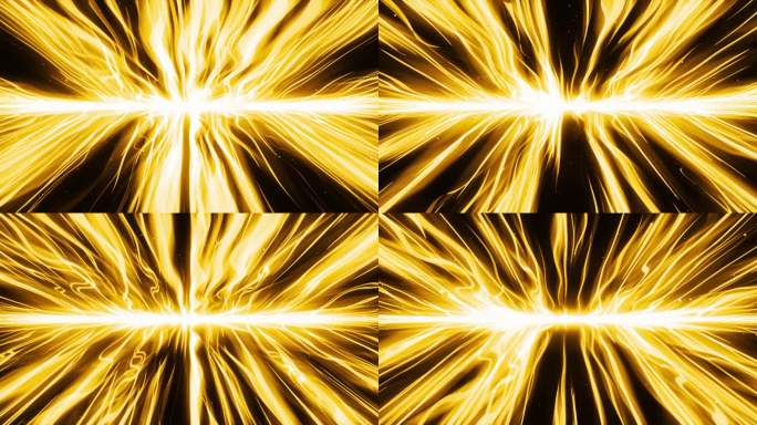 【4K】抽象舞蹈舞台金色背景