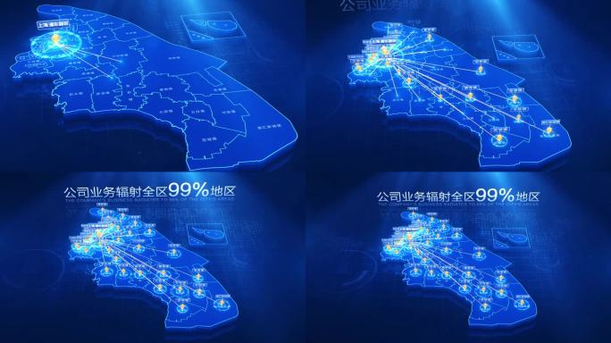 上海市浦东新区地图辐射