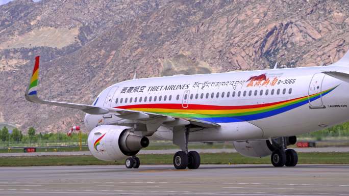 飞机起飞 飞机降落 飞机场视频素材