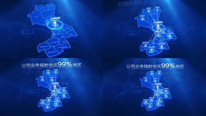 上海市静安区地图辐射
