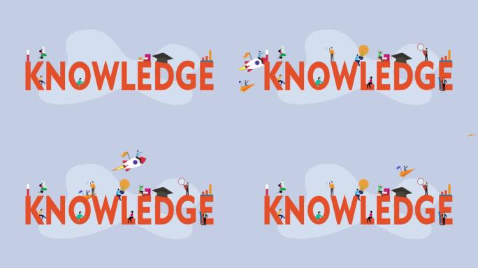 小朋友用文字认识卡通动画