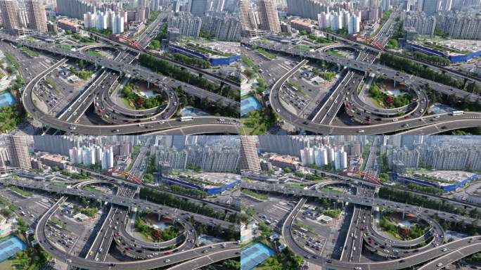 徐汇漕溪北路立交-上海交通车流