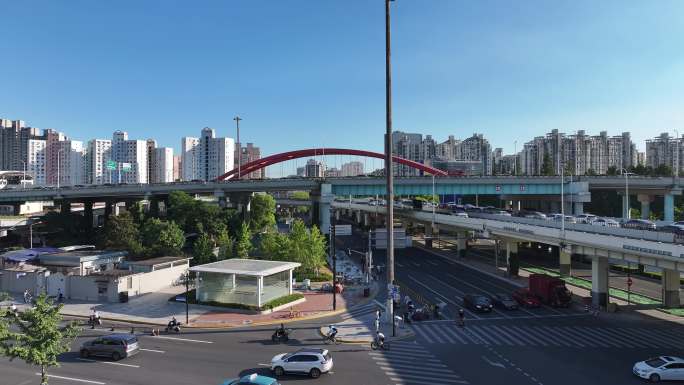 徐汇漕溪北路立交-上海交通车流