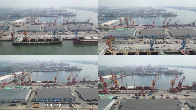 天津港口航拍