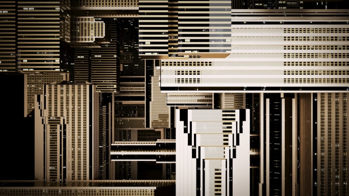 原创地产金色大气质感概念思考光影创意片头