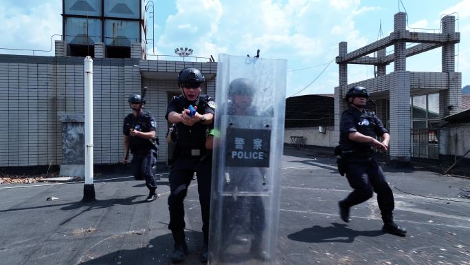 特警抓坏人 特警抓间谍 警察抓犯罪分子