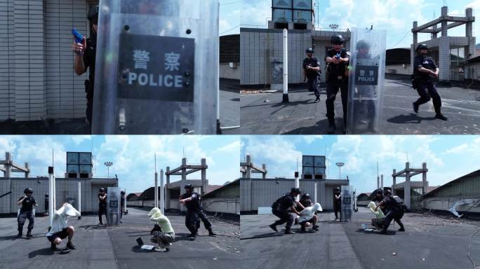 特警抓坏人 特警抓间谍 警察抓犯罪分子