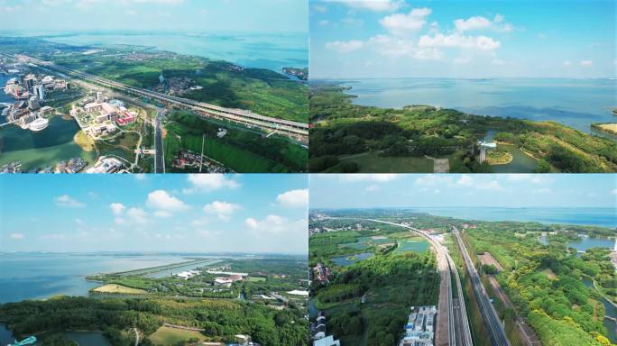 青浦淀山湖航拍