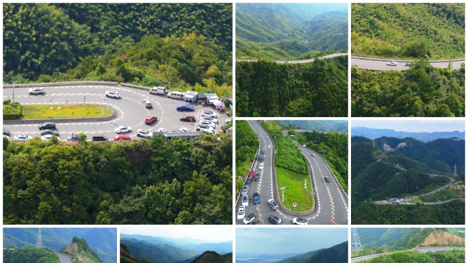 十三组四明山山路发夹弯