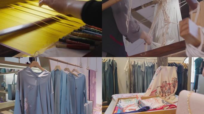 【合集】丝绸织造技艺传丝绸丝绸服装苏绣