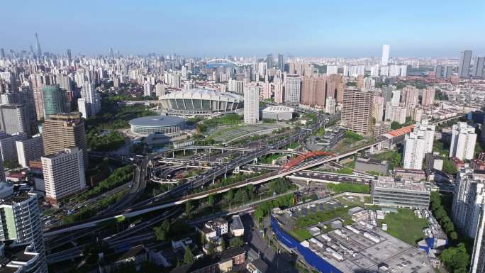 徐汇漕溪北路立交-上海交通车流